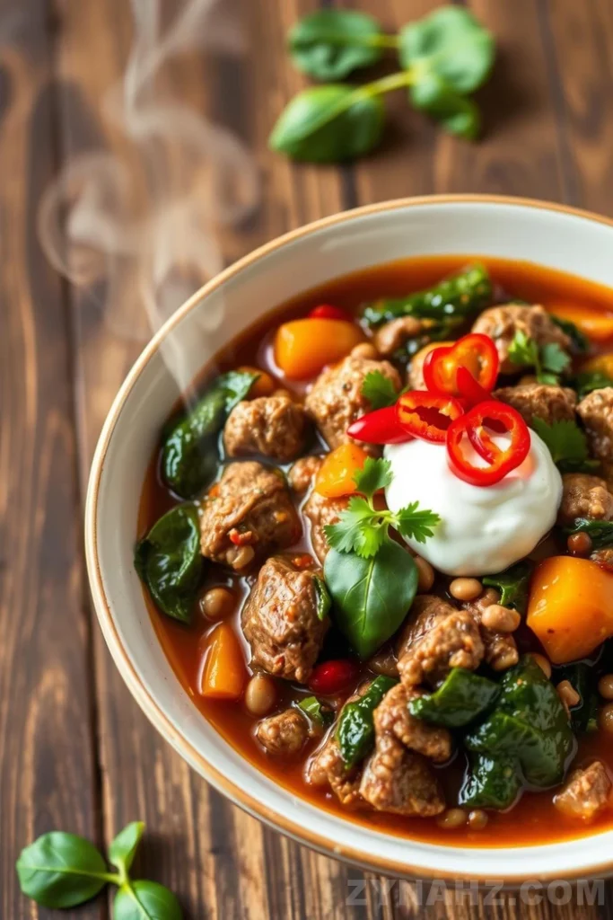 Venison and Spinach Chili Recipe - Zynahz