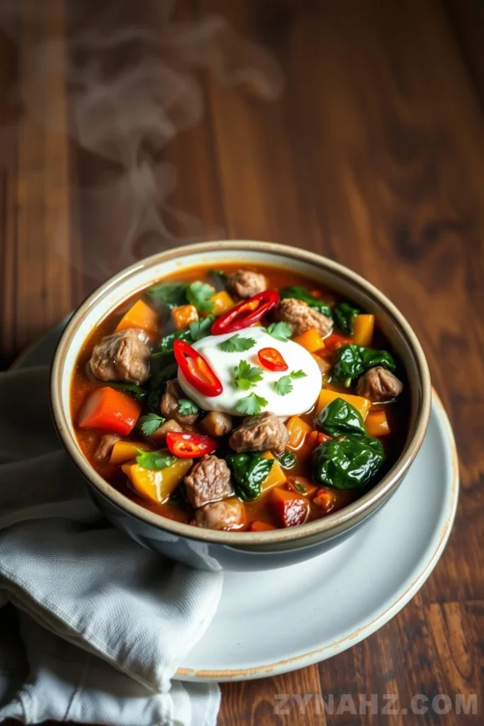 Venison and Spinach Chili Recipe - Zynahz