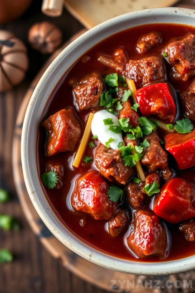 Venison Chili with Roasted Red Peppers Recipe - Zynahz Venison Chili with Roasted Red Peppers Recipe - Zynahz