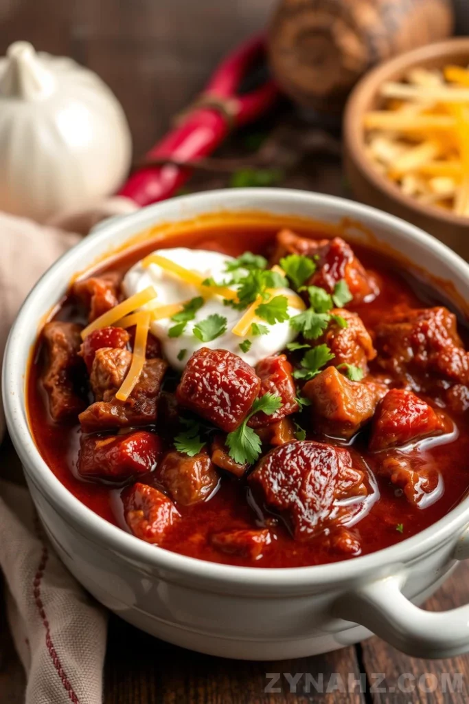 Venison Chili with Roasted Red Peppers Recipe - Zynahz Venison Chili with Roasted Red Peppers Recipe - Zynahz