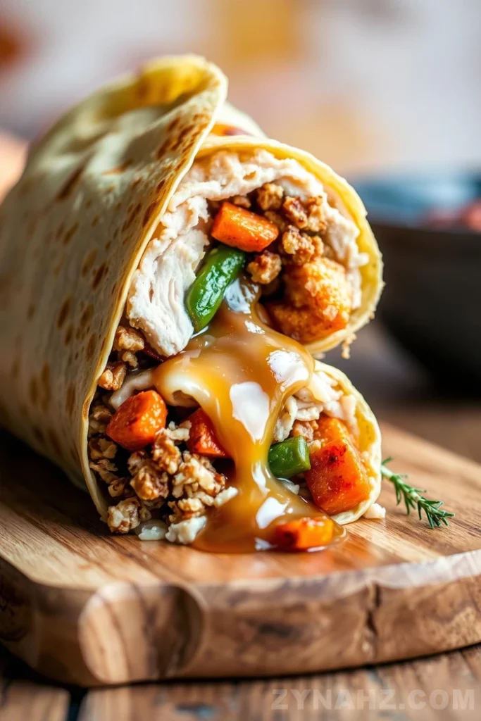 Thanksgiving Leftover Burrito Recipe - Zynahz Thanksgiving Leftover Burrito Recipe - Zynahz