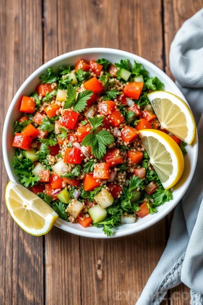 Tabbouleh Salad Recipe - Zynahz Tabbouleh Salad Recipe - Zynahz
