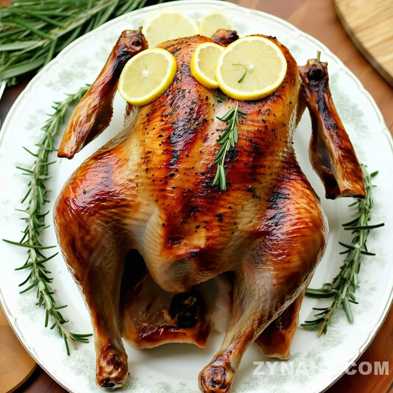 Roasted Turkey with Herb Butter Recipe - Zynahz
