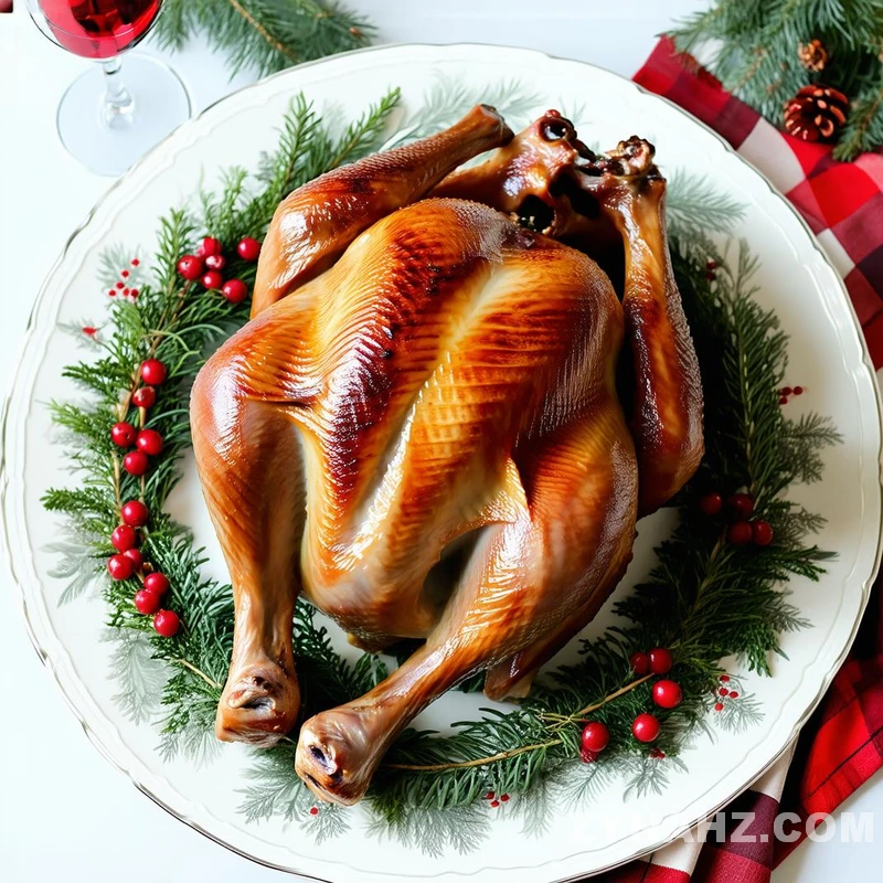 Roasted Turkey with Herb Butter Recipe - Zynahz