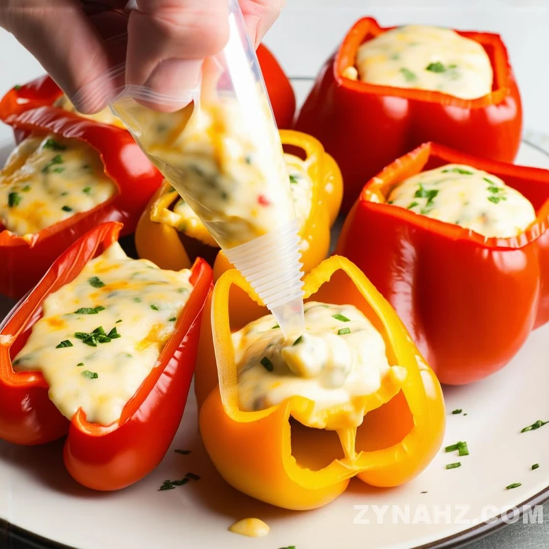 Stuffed Mini Peppers Recipe - Zynahz Stuffed Mini Peppers Recipe - Zynahz