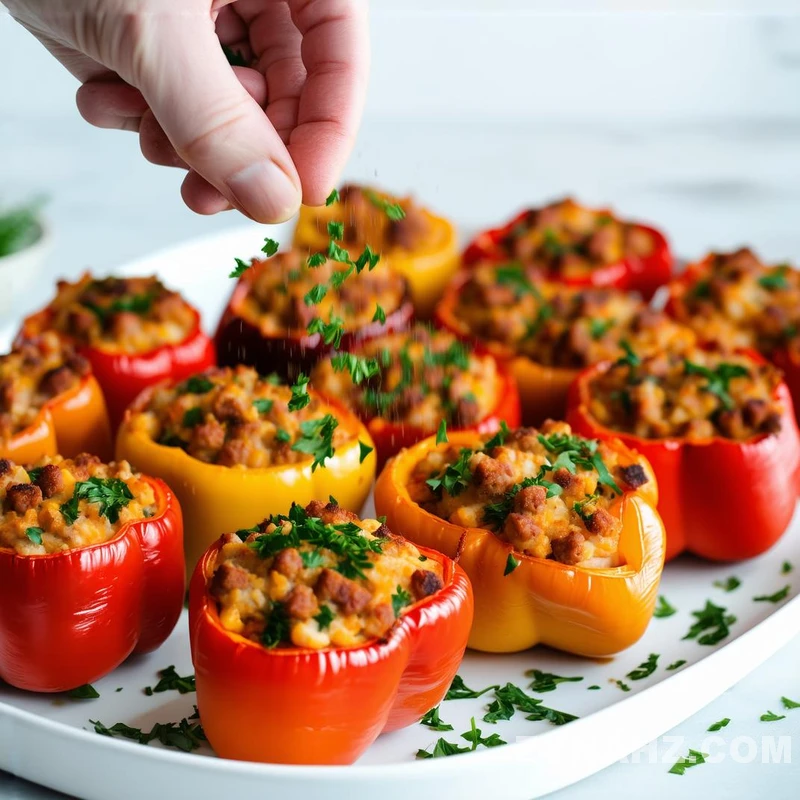 Stuffed Mini Peppers Recipe - Zynahz Stuffed Mini Peppers Recipe - Zynahz