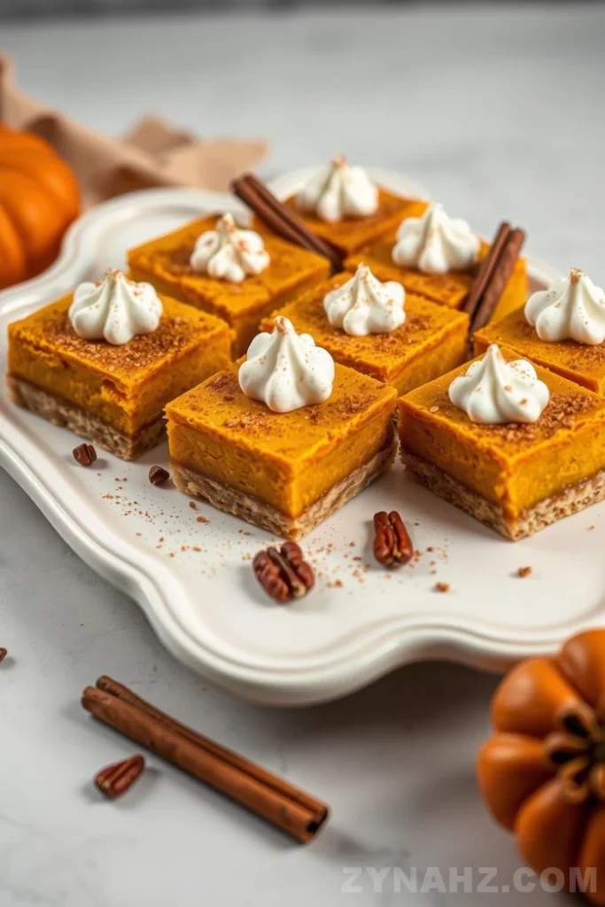Pumpkin Pie Bars Recipe - Zynahz Pumpkin Pie Bars Recipe - Zynahz