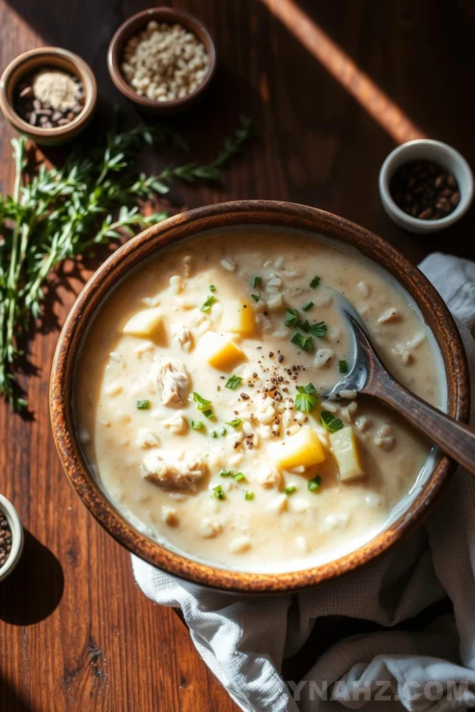 Creamy Chicken Wild Rice and Potato Soup Recipe - Zynahz Creamy Chicken Wild Rice and Potato Soup Recipe - Zynahz