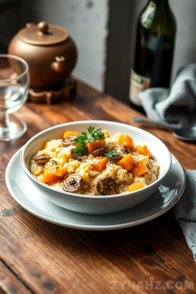 Butternut Squash and Mushroom Risotto Recipe - Zynahz Butternut Squash and Mushroom Risotto Recipe - Zynahz