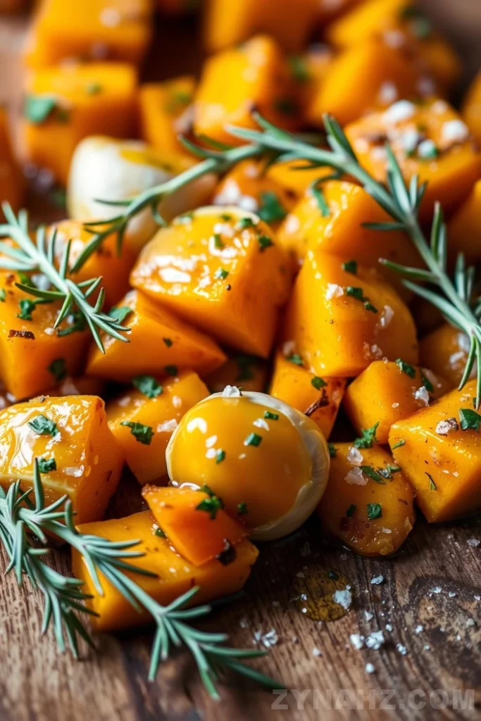 Garlic Herb Roasted Butternut Squash Recipe - Zynahz Garlic Herb Roasted Butternut Squash Recipe - Zynahz