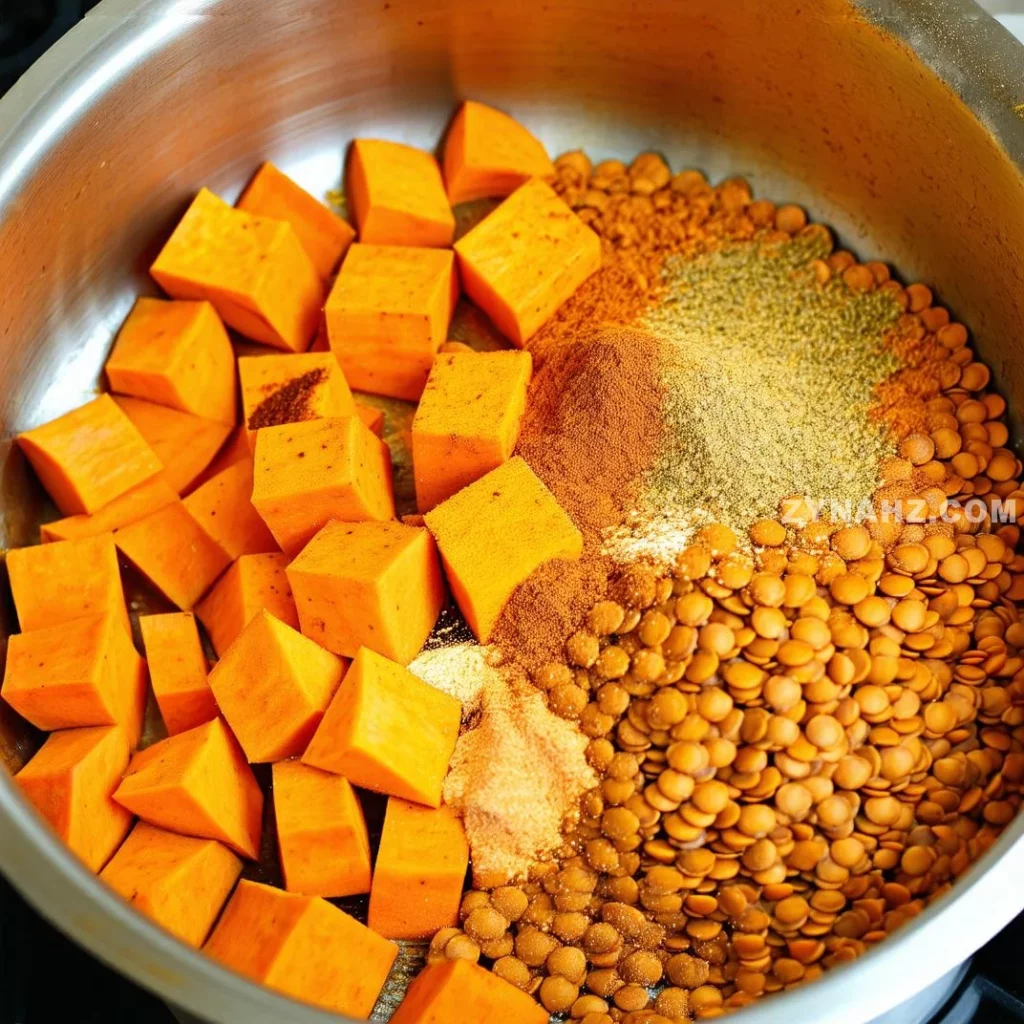 Lentil and Sweet Potato Curry Recipe - Zynahz Lentil and Sweet Potato Curry Recipe - Zynahz