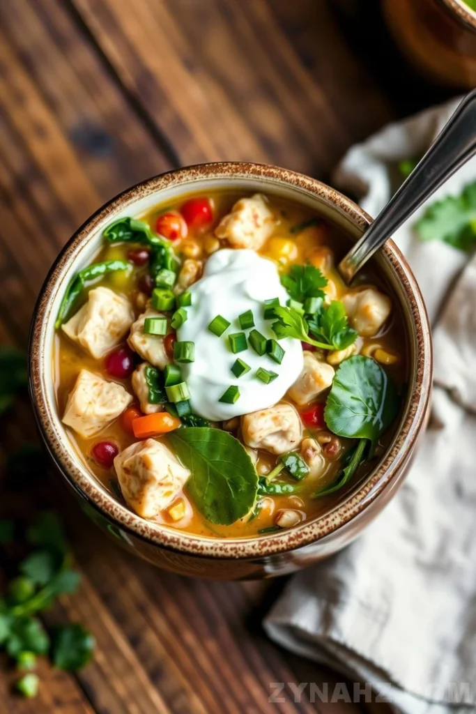 White Chicken Chili with Spinach Recipe - Zynahz White Chicken Chili with Spinach Recipe - Zynahz