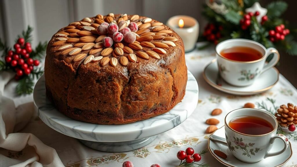 Almond and Cranberry Fruitcake Recipe