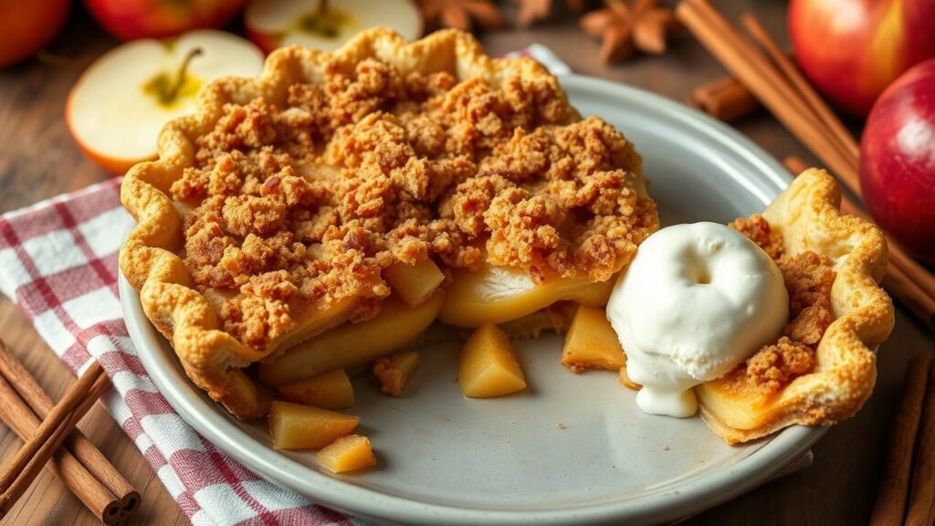 Apple Pie with Streusel Topping Recipe