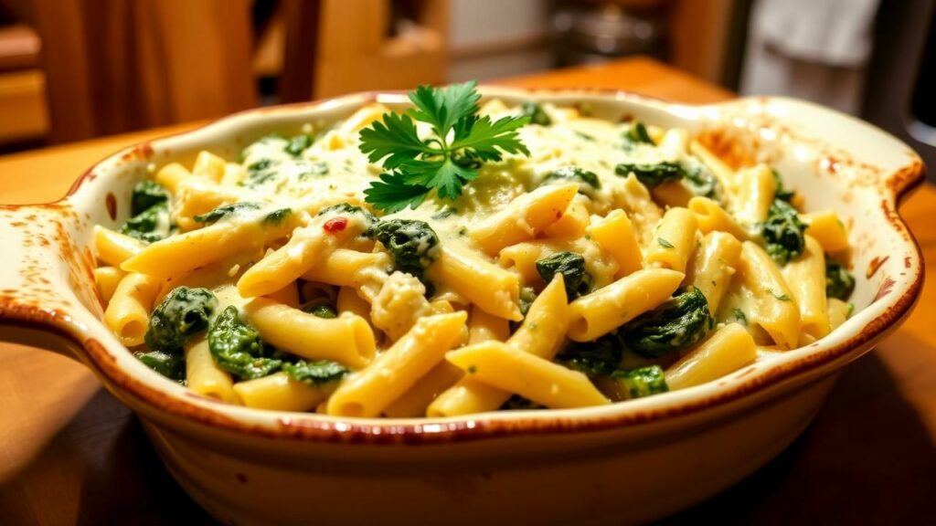 Artichoke and Spinach Baked Ziti Recipe