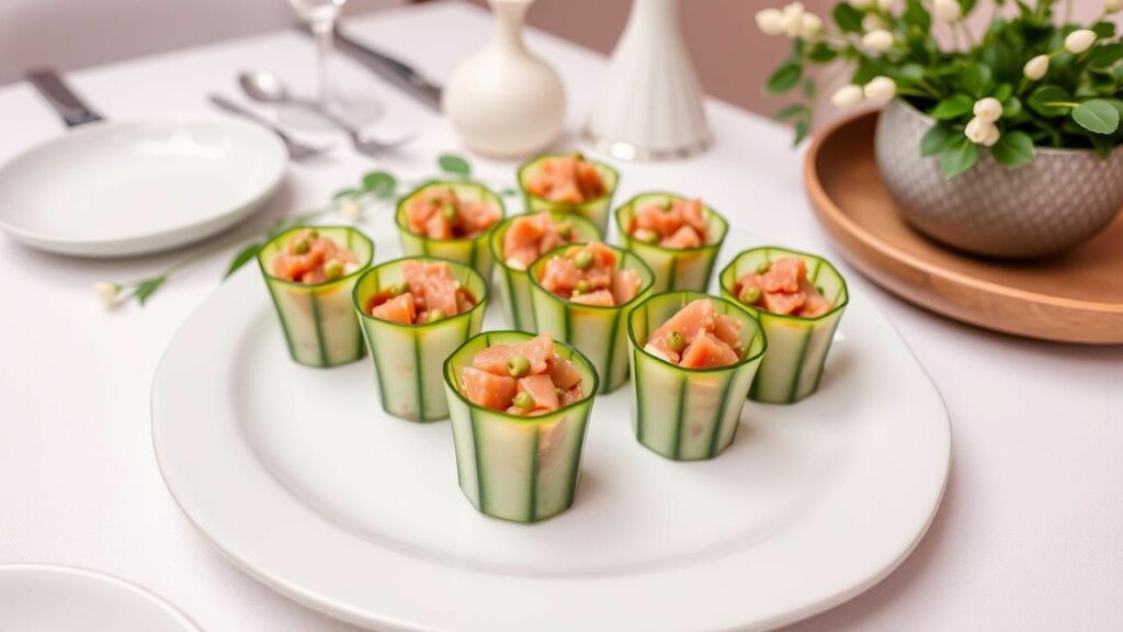 Asian-Inspired Cucumber Cups Recipe