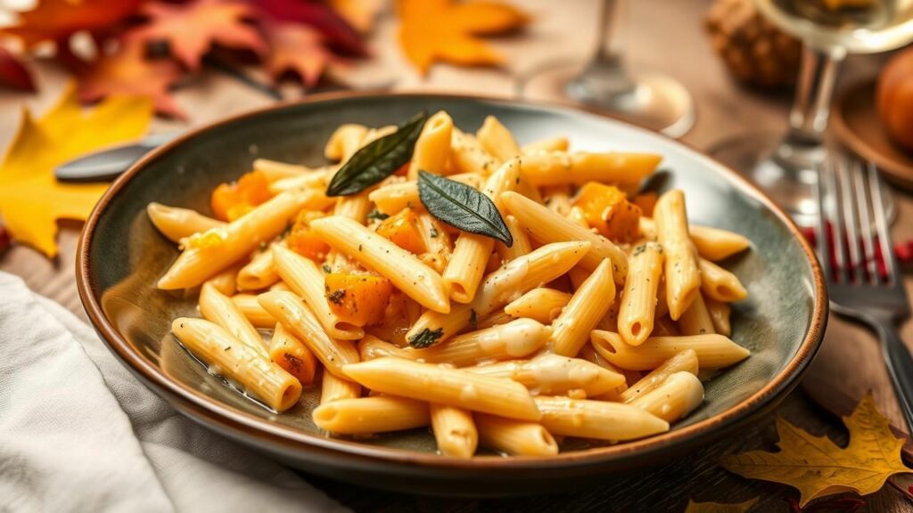 Baked Butternut Squash and Sage Pasta Recipe