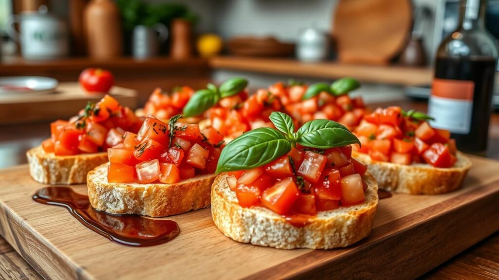 Bruschetta with Tomato and Basil Recipe