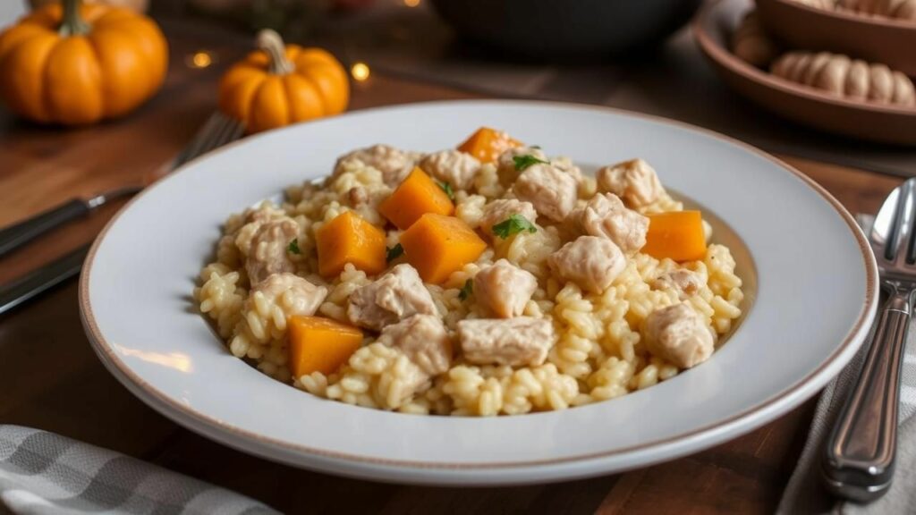 Butternut Squash and Chicken Risotto Recipe