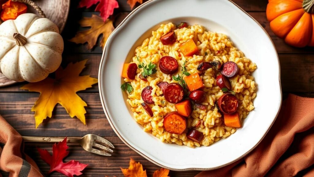 Butternut Squash and Chorizo Risotto Recipe
