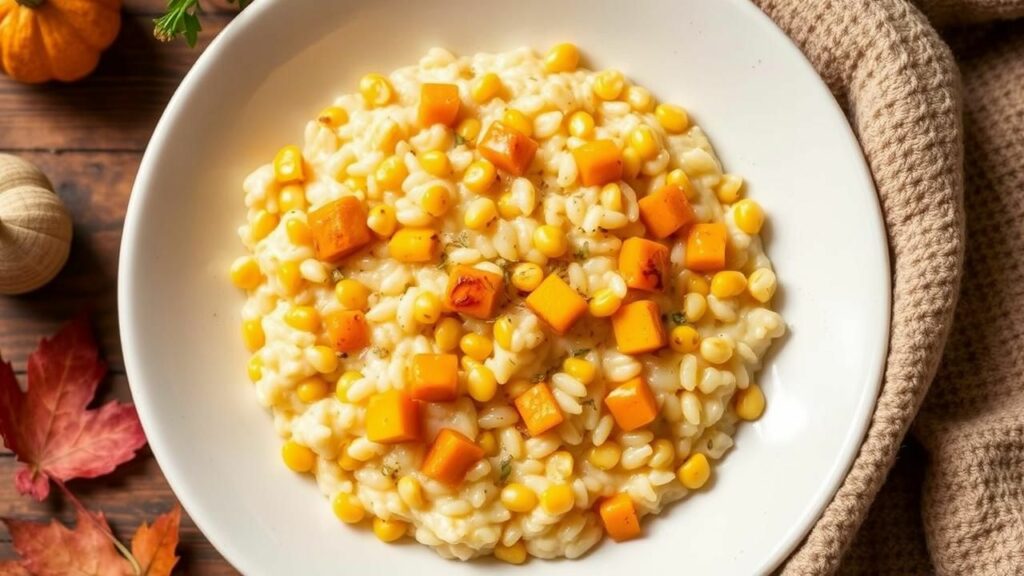 Butternut Squash and Corn Risotto Recipe