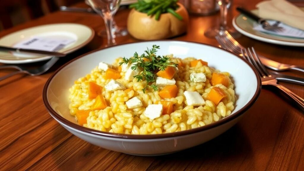 Butternut Squash and Gorgonzola Risotto Recipe