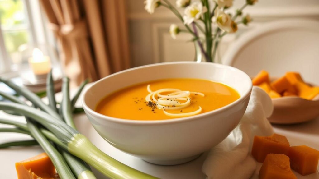 Butternut Squash and Leek Soup Recipe