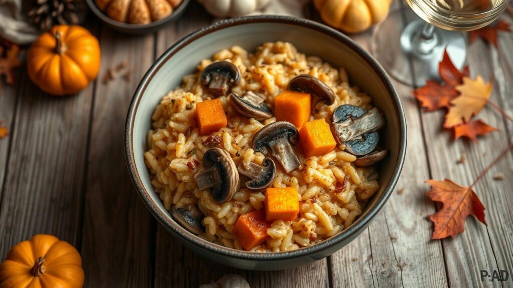 Butternut Squash and Mushroom Risotto Recipe