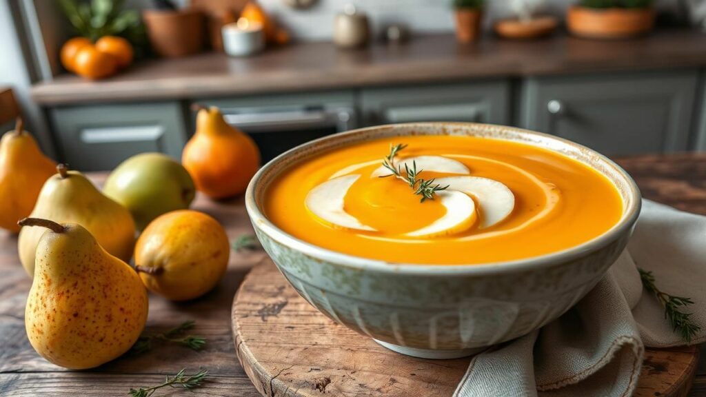 Butternut Squash and Pear Soup Recipe
