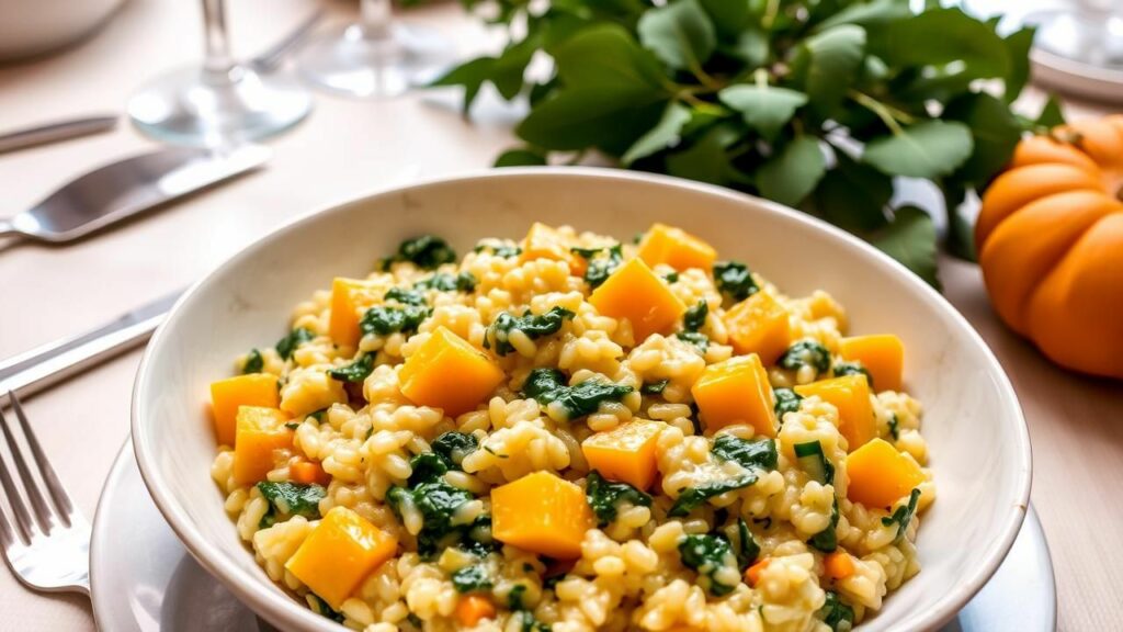 Butternut Squash and Spinach Risotto Recipe