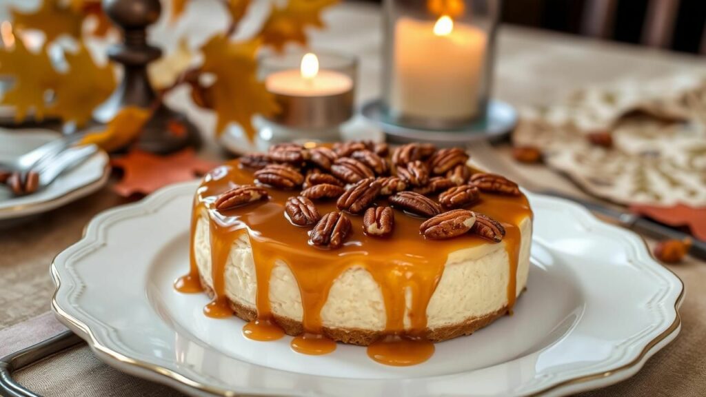 Caramel Pecan Cheesecake Recipe