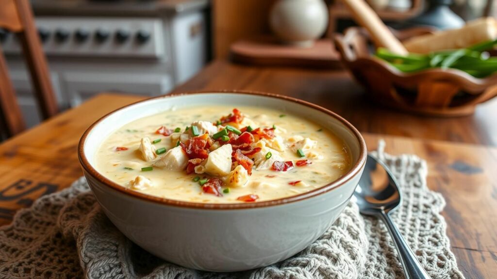 Chicken Bacon Cheeseburger Chowder Recipe