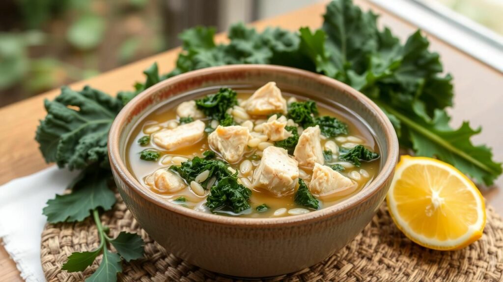 Chicken Wild Rice and Kale Soup Recipe