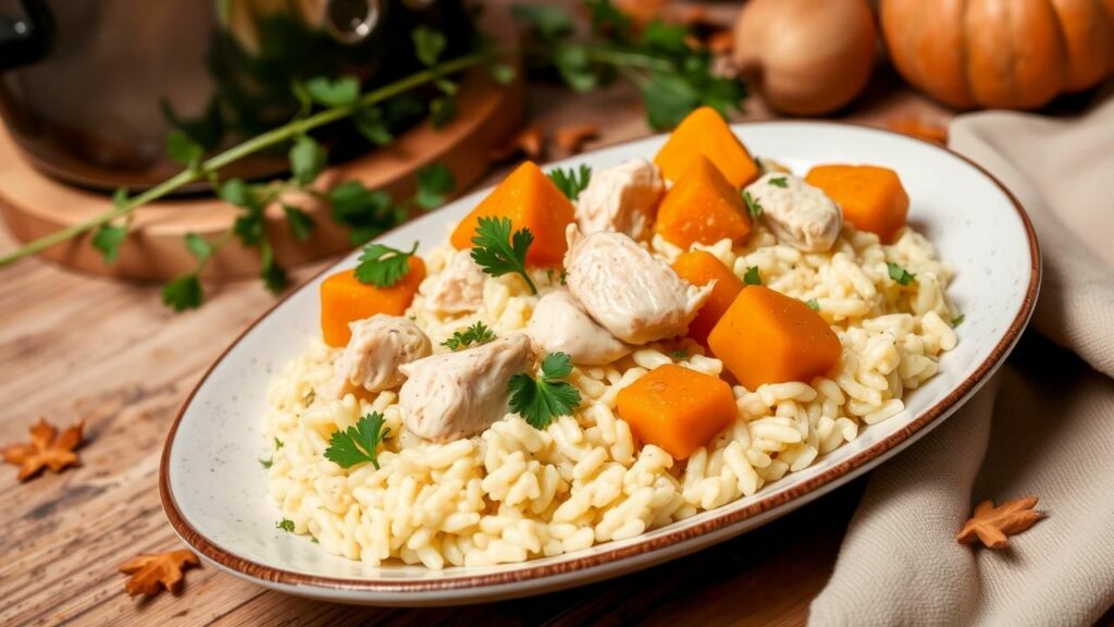 Chicken and Butternut Squash Risotto Recipe