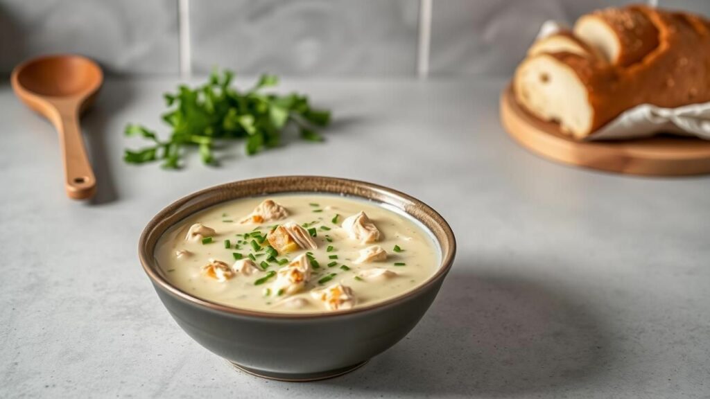 Chicken and Chive Baked Potato Soup Recipe