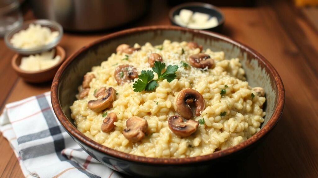 Chicken and Mushroom Risotto Recipe