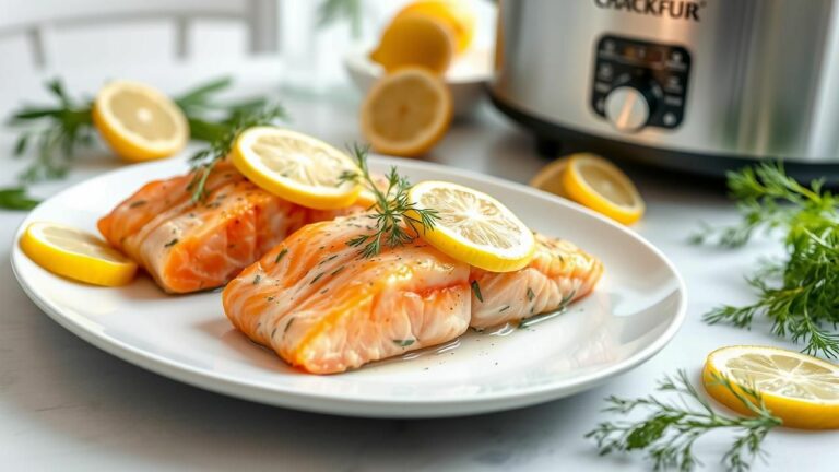 Crockpot Lemon Herb Salmon Recipe