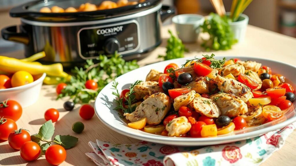 Crockpot Mediterranean Chicken Recipe