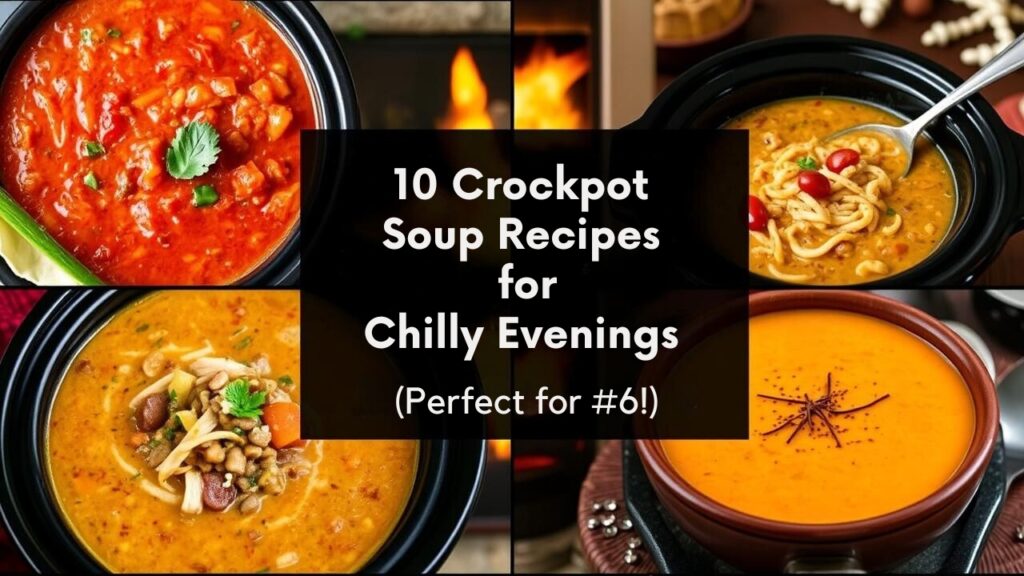 Crockpot Soup Recipes for Chilly Evenings