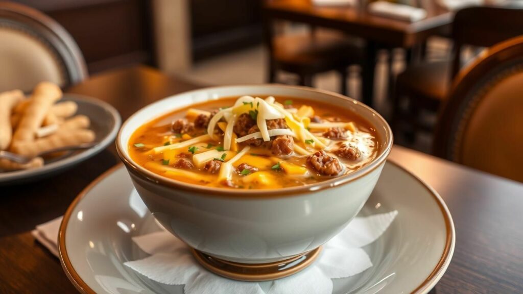 Double Cheese Cheeseburger Soup Recipe