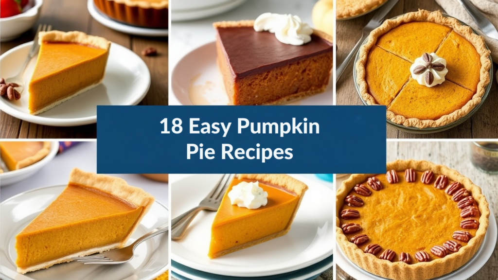 Easy Pumpkin Pie Recipes Perfect for Beginners