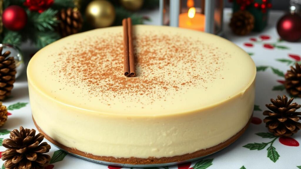 Eggnog Cheesecake Recipe