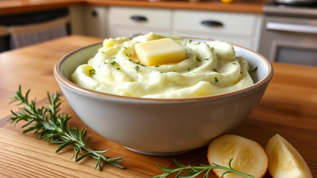 Garlic Herb Mashed Potatoes Recipe
