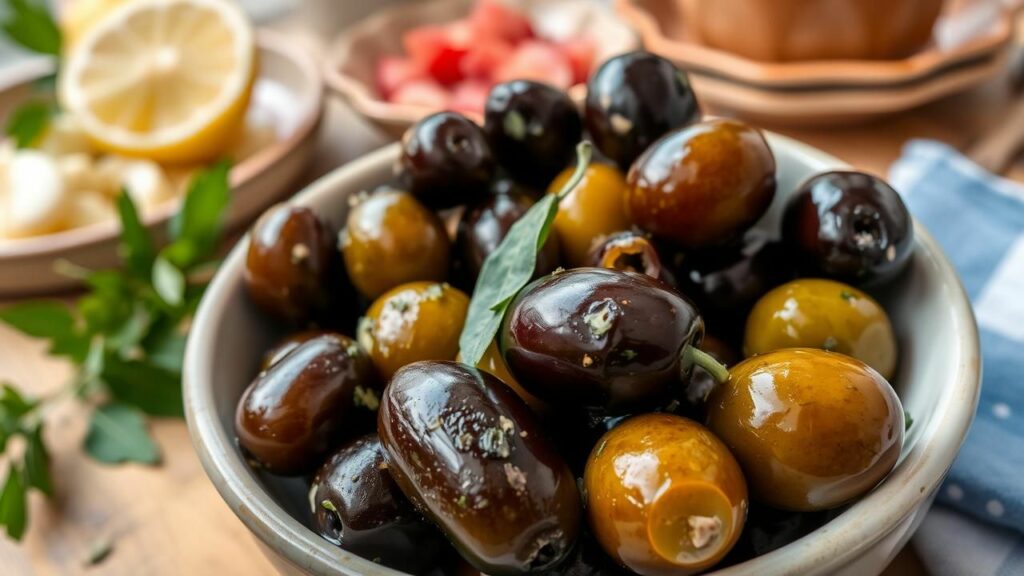 Garlic and Herb Marinated Olives Recipe