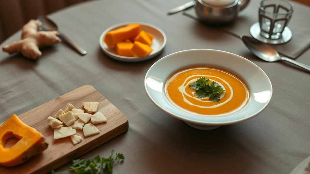 Ginger and Butternut Squash Soup Recipe
