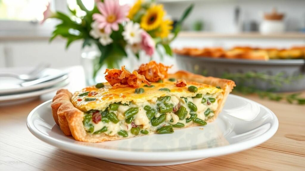 Green Bean Casserole Quiche Recipe