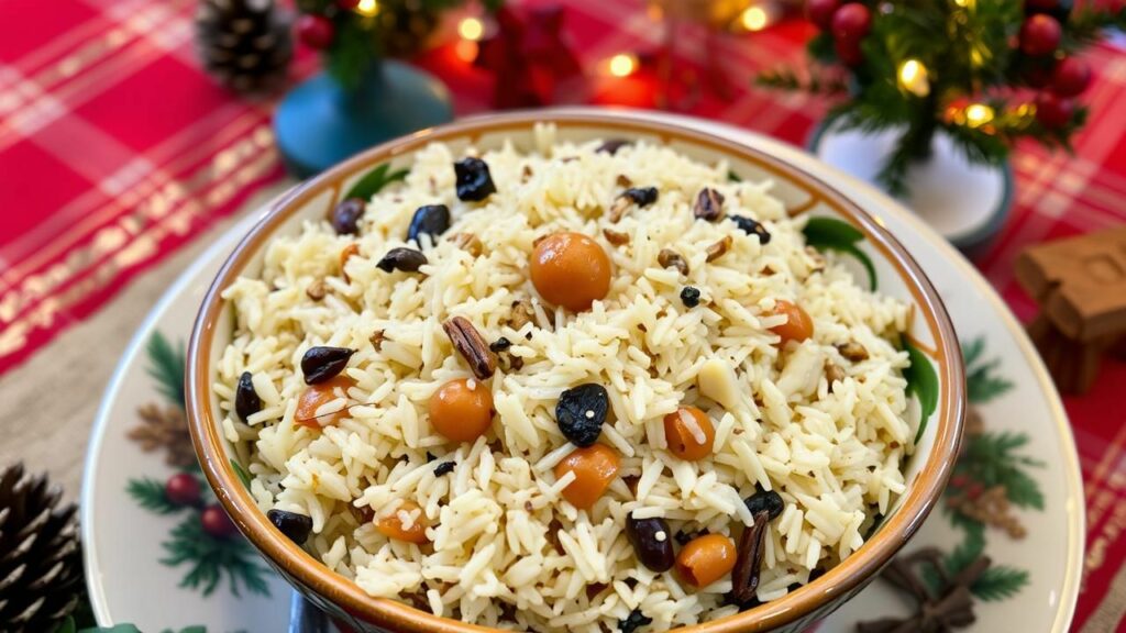 Holiday Spiced Rice Pilaf Recipe