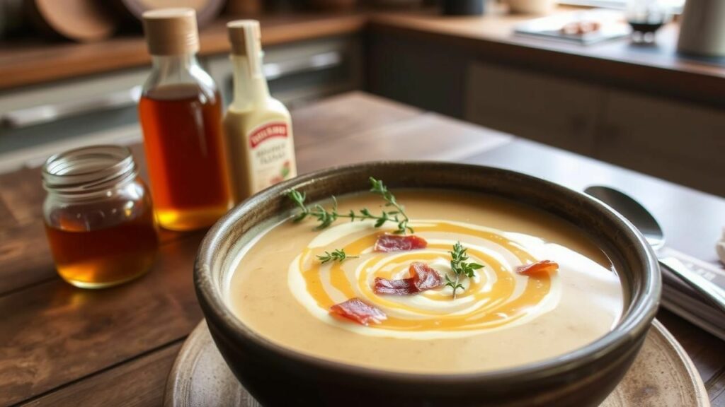 Honey Dijon Turkey Bacon Soup Recipe