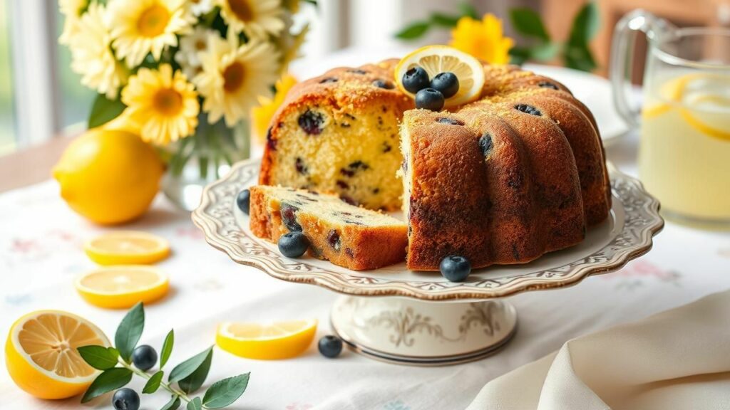 Lemon Blueberry Fruitcake Recipe