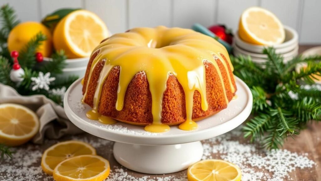 Lemon Drizzle Fruitcake Recipe
